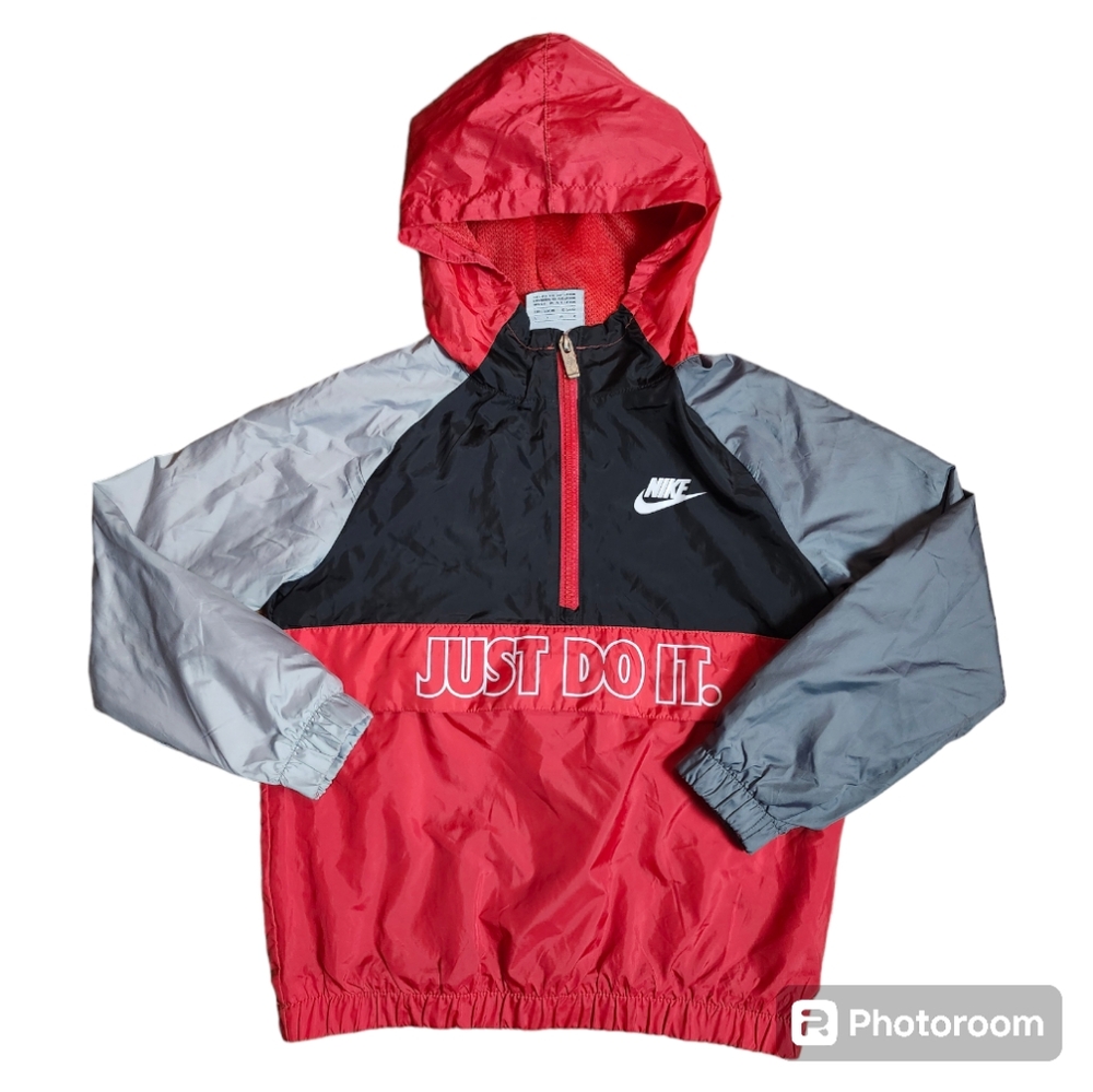 Nike "Just do it" Windbreakers Jacket Pullover Kids Large